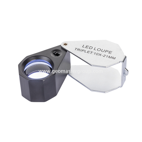 유리 UV/백색 LED 루페 (10x,21mm)
