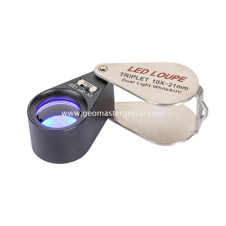 유리 LED 루페 (10x,21mm)