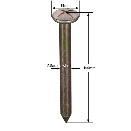 스틸 서베이 네일(100mm)